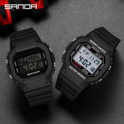 SANDA 2107 Children Watch Men Waterproof Sport Watches Boy Girl Electronic Watch Relogio Masculino LED Lamp Display Wristwatc