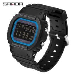 SANDA 2107 Children Watch Men Waterproof Sport Watches Boy Girl Electronic Watch Relogio Masculino LED Lamp Display Wristwatc