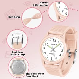 SOCICO Kids Watch for Girls Boys baby Watch 50M Waterproof Soft Band Wrist Watch for Ages 4-12 Children Wristwatch