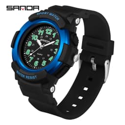 SANDA 6308 New Fashion Quartz Watches Students Outdoor Sports Luminous Waterproof Shockproof Casual Unisex Fashion Watch