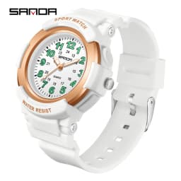 SANDA 6308 New Fashion Quartz Watches Students Outdoor Sports Luminous Waterproof Shockproof Casual Unisex Fashion Watch