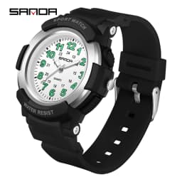 SANDA 6308 New Fashion Quartz Watches Students Outdoor Sports Luminous Waterproof Shockproof Casual Unisex Fashion Watch
