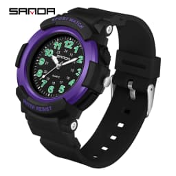 SANDA 6308 New Fashion Quartz Watches Students Outdoor Sports Luminous Waterproof Shockproof Casual Unisex Fashion Watch