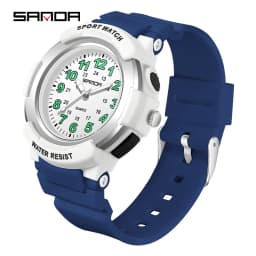 SANDA 6308 New Fashion Quartz Watches Students Outdoor Sports Luminous Waterproof Shockproof Casual Unisex Fashion Watch