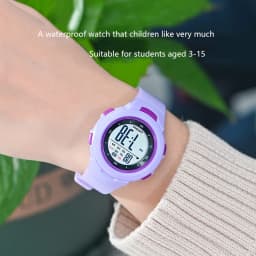 UTHAI Kids Watches Sports Fashion Luminous Waterproof Alarm Clock Smart Watches Boys and Girls Student Electronic Watch Gift