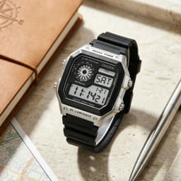 White Classic Children Watches Electronic Sport Wristwatch Waterproof Blue Teenage Digital Watch for Men