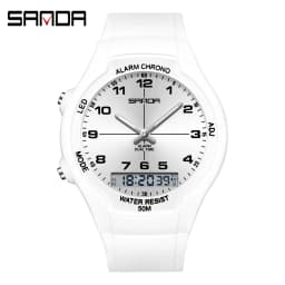 SANDA New 6320 Light Luxury Fashionable Student Quartz Watch Waterproof Simple Temperament Casual Electronic Women's Watch