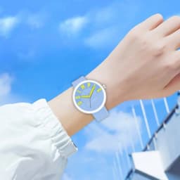 Fashion Casual Women Watch Minimalist Ladies' Watches Quartz Movement Silicone Strap, Simple Design | Play Watch | Gifts