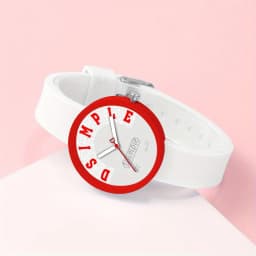 Fashion Casual Women Watch Minimalist Ladies' Watches Quartz Movement Silicone Strap, Simple Design | Play Watch | Gifts