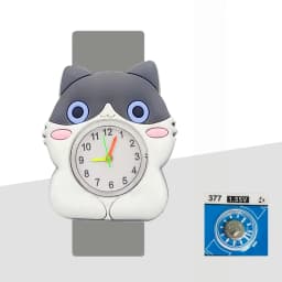 Cute Kids Slap Watches Cartoon 3D Animal Silicone Children Watches Student Clock Baby Kindergarten Prize Gifts