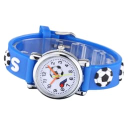 Hot Sale Football Kids Watch Cute Cartoon Watches for Boys Kids Casual Silicone Band Children's Quartz Watches Montre Enfant