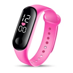 Candy Color Kids Children Watches Birthday Gift For Boy Girls Silicone Strap Watch LED Digital Kid Watch Fashion Sport Bracelet