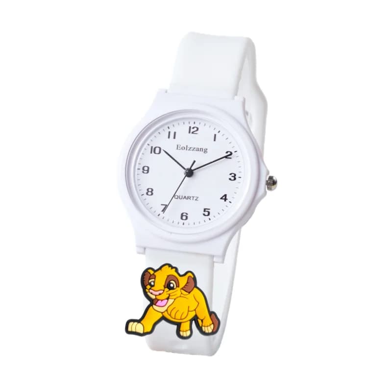 Watch Kawaii Lion King Simba Boys Girls Watches Kids Minimalist Cute Children Cartoon Wristwatches Gifts for Kids Girl Clock