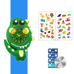 Cute Candy Color Children's Cartoon Watch Baby Study Time Toy Bracelet Kids Watches for Boys Girls Birthday Gift Clock