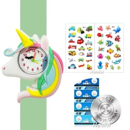 Cute Candy Color Children's Cartoon Watch Baby Study Time Toy Bracelet Kids Watches for Boys Girls Birthday Gift Clock