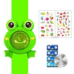 Cute Candy Color Children's Cartoon Watch Baby Study Time Toy Bracelet Kids Watches for Boys Girls Birthday Gift Clock