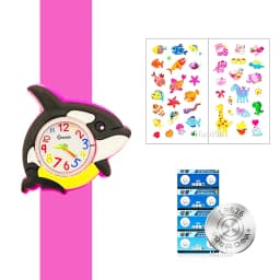 Cute Candy Color Children's Cartoon Watch Baby Study Time Toy Bracelet Kids Watches for Boys Girls Birthday Gift Clock