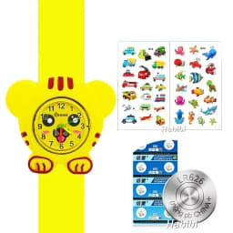 Cute Candy Color Children's Cartoon Watch Baby Study Time Toy Bracelet Kids Watches for Boys Girls Birthday Gift Clock