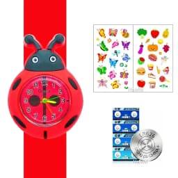 Cute Candy Color Children's Cartoon Watch Baby Study Time Toy Bracelet Kids Watches for Boys Girls Birthday Gift Clock