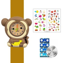 Cute Candy Color Children's Cartoon Watch Baby Study Time Toy Bracelet Kids Watches for Boys Girls Birthday Gift Clock