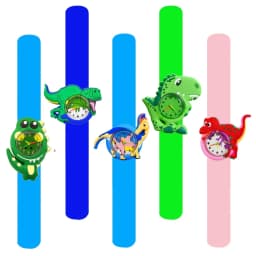 Cute Candy Color Children's Cartoon Watch Baby Study Time Toy Bracelet Kids Watches for Boys Girls Birthday Gift Clock