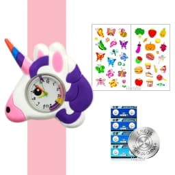 Cute Candy Color Children's Cartoon Watch Baby Study Time Toy Bracelet Kids Watches for Boys Girls Birthday Gift Clock
