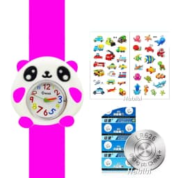 Cute Candy Color Children's Cartoon Watch Baby Study Time Toy Bracelet Kids Watches for Boys Girls Birthday Gift Clock