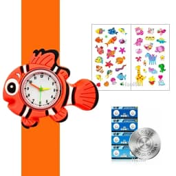 Cute Candy Color Children's Cartoon Watch Baby Study Time Toy Bracelet Kids Watches for Boys Girls Birthday Gift Clock