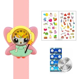 Cute Candy Color Children's Cartoon Watch Baby Study Time Toy Bracelet Kids Watches for Boys Girls Birthday Gift Clock
