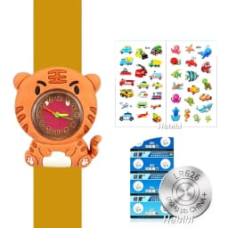 Cute Candy Color Children's Cartoon Watch Baby Study Time Toy Bracelet Kids Watches for Boys Girls Birthday Gift Clock