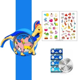 Cute Candy Color Children's Cartoon Watch Baby Study Time Toy Bracelet Kids Watches for Boys Girls Birthday Gift Clock