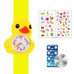 Cute Candy Color Children's Cartoon Watch Baby Study Time Toy Bracelet Kids Watches for Boys Girls Birthday Gift Clock