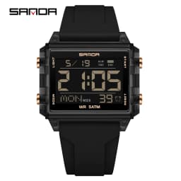 Fashion Mens Woman Digital Watches Waterproof Trend Rectangle Design Sports Watch For Men Women LED Backlight Male Wristwatch