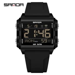Fashion Mens Woman Digital Watches Waterproof Trend Rectangle Design Sports Watch For Men Women LED Backlight Male Wristwatch