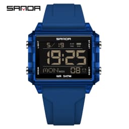 Fashion Mens Woman Digital Watches Waterproof Trend Rectangle Design Sports Watch For Men Women LED Backlight Male Wristwatch