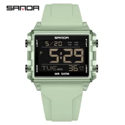 Fashion Mens Woman Digital Watches Waterproof Trend Rectangle Design Sports Watch For Men Women LED Backlight Male Wristwatch