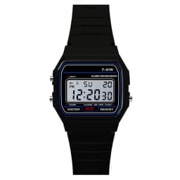 Sport LED Digital Watches for Men Women Kids Simple Small Square Dial Children Electronic Watch Silicone Band Fashion Mens Watch