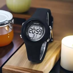 Kids Electronic Wristwatch Set LED Digital Sports Watch Waterproof Luminous Alarm Clock Fashion Clock for Boys Girls Students