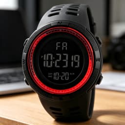Men's Sports Watches Military Electronic Watch Outdoor Multifunction LED Digital Wristwatch Clock for Man Kids Boy Student Teen