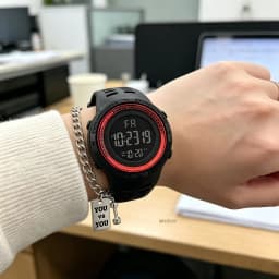 Men's Sports Watches Military Electronic Watch Outdoor Multifunction LED Digital Wristwatch Clock for Man Kids Boy Student Teen