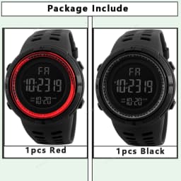 Men's Sports Watches Military Electronic Watch Outdoor Multifunction LED Digital Wristwatch Clock for Man Kids Boy Student Teen