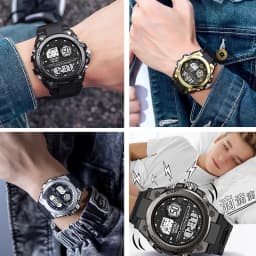 Sports Watch for Men Students Multifunction Luminous Alarm Clock Waterproof Men's LED Digital Watch Sport Electronic Wristwatch
