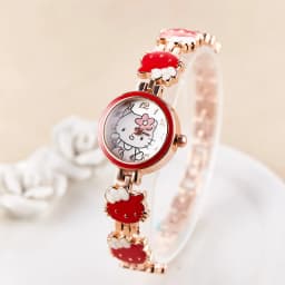 Fashion women's watch metal strap student cartoon watch with water diamond dial girl's watch holiday gift