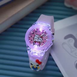 New Mickey Mouse Children Watches Cartoon Figure Doll Boys Girls Birthday Gifts Quartz Clock
