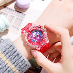 Fashion Luminous Children's Watch Cartoon Sports Kids Quartz Watches Silicone Strap Simple Casual Boys Girls Clock Gift Reloj