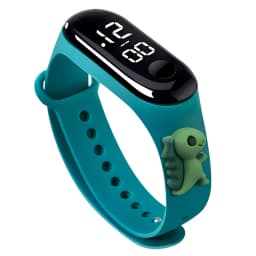 Cartoon Dinosaur Toys Children LED Smart Watch Waterproof Outdoor Sports Clock Kids Electronic Watches Baby Learn Time Bracelet