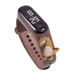 Cartoon Dinosaur Toys Children LED Smart Watch Waterproof Outdoor Sports Clock Kids Electronic Watches Baby Learn Time Bracelet