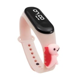 Cartoon Dinosaur Toys Children LED Smart Watch Waterproof Outdoor Sports Clock Kids Electronic Watches Baby Learn Time Bracelet