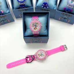 New Stitch Children Watches Silicone Strap Quartz Kids Watch Flash Light Children Watch Birthday Gift Childrens Watch Casual ﻿