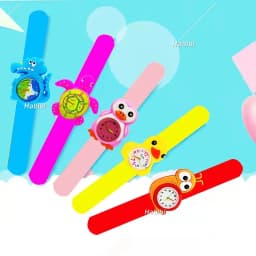 Kindergarten Party Event Gifts 1-15 Years Old Children Watches Baby Learn Time Toy Cartoon Kids Watches for Girls Boys Students